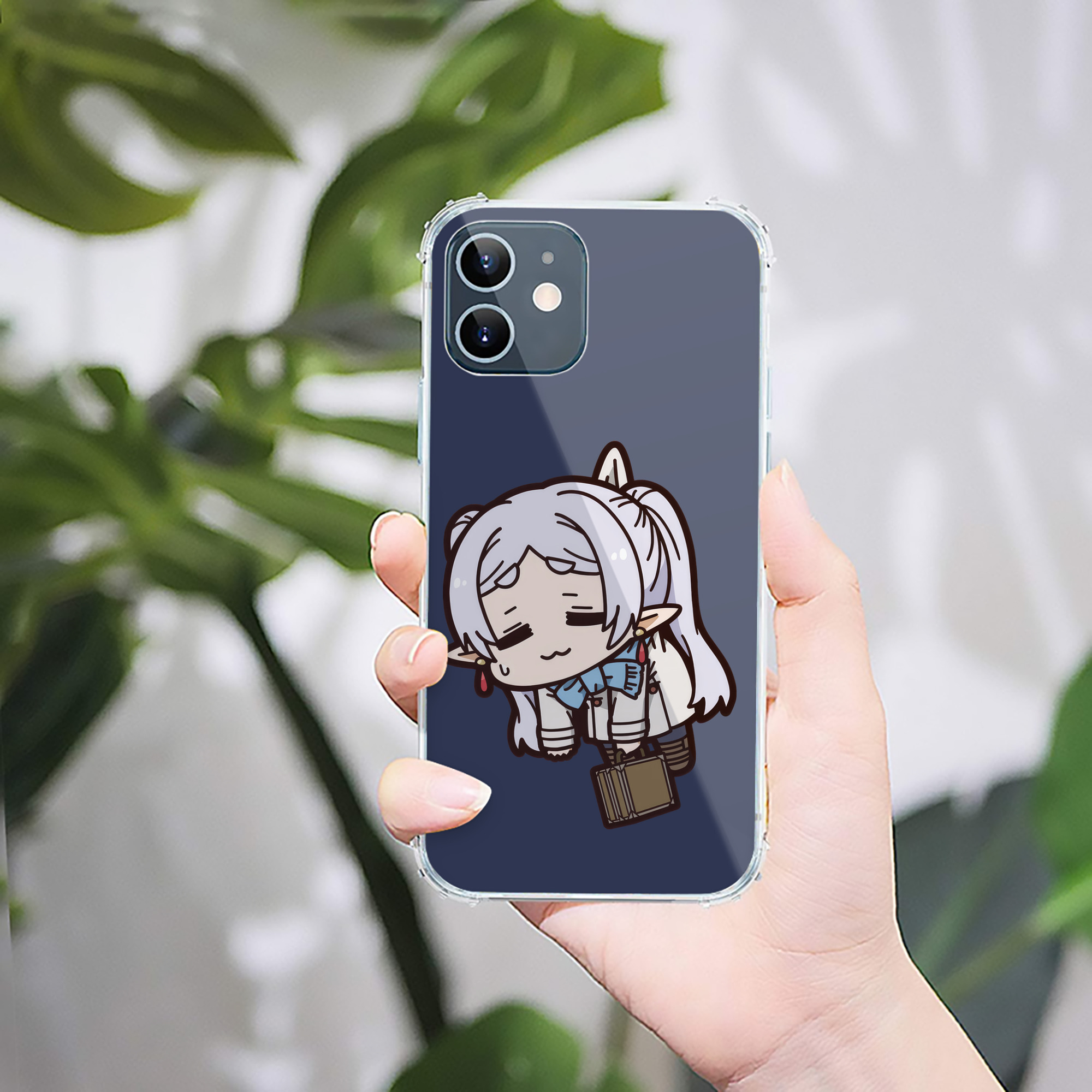 （画像用） 葬送のフリーレン Frieren 【iPhone 12シリーズ対応】透明スマホケース（クリアソフトケース）